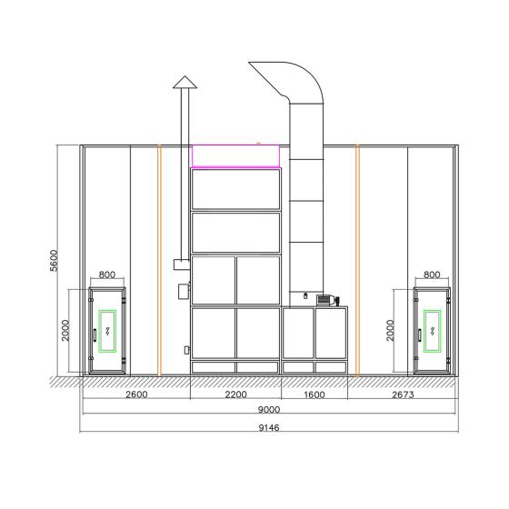 Окрасочно-сушильная камера WDK-900 (Trucks)